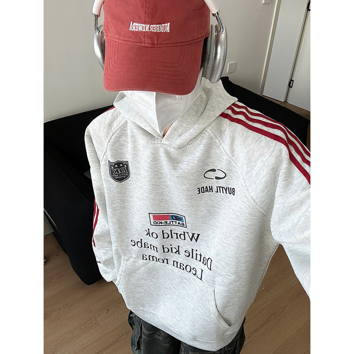 Unisex Urbaner Kapuzenpullover mit kreativen Grafiken Echoarchiv