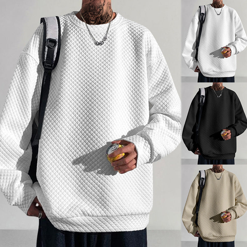 Herren komfortabler Sweatshirt mit strukturiertem Design Echoarchiv