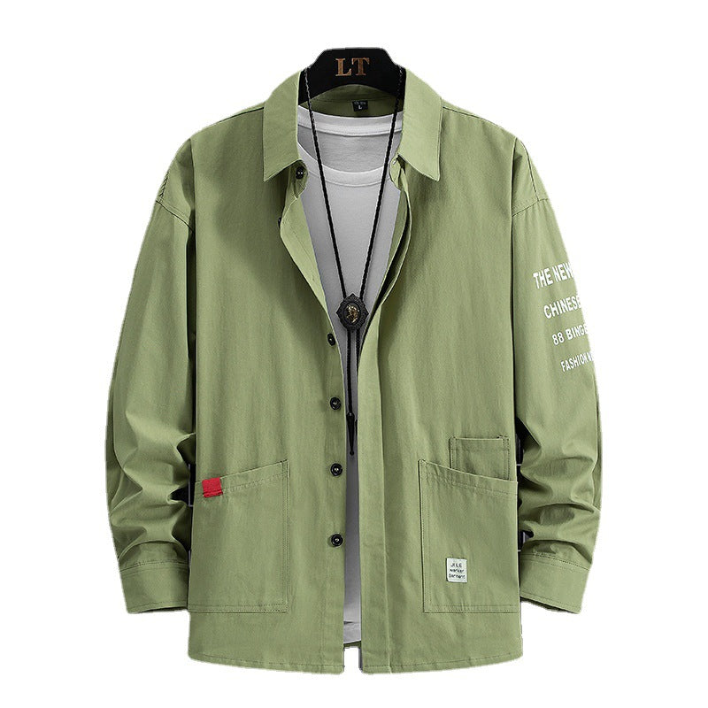 Herren lässige Overshirtjacke mit praktischen Taschen und modischem Design Echoarchiv