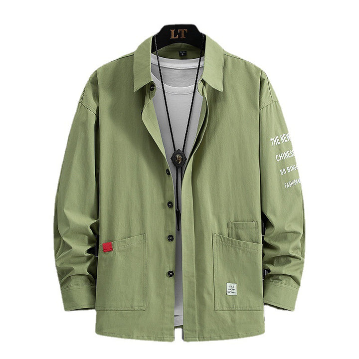 Herren lässige Overshirtjacke mit praktischen Taschen und modischem Design Echoarchiv