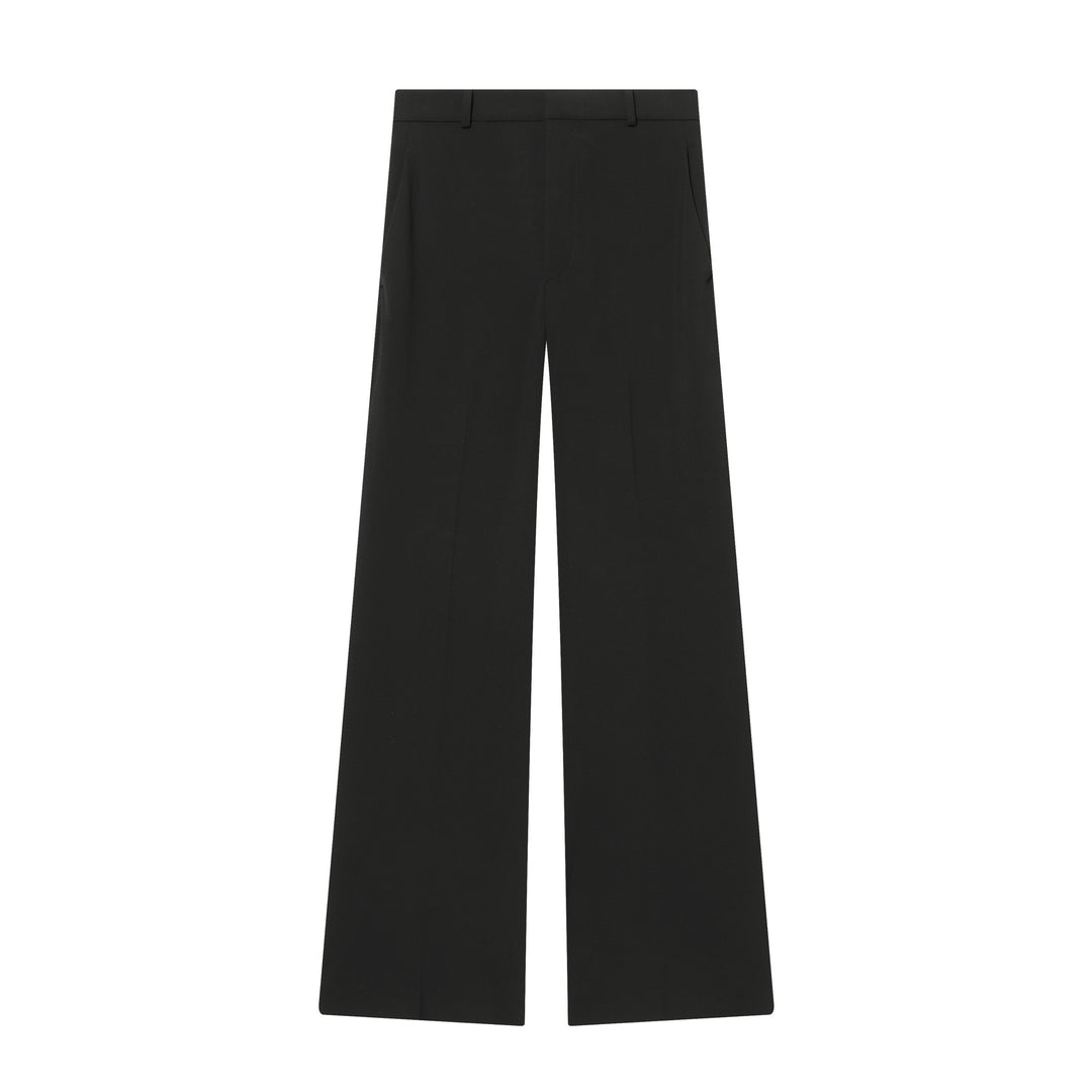 Damen nan hochtaillierte Wide-Leg Anzughose mit Bügelfalte und geradem Bein Echo Archiv