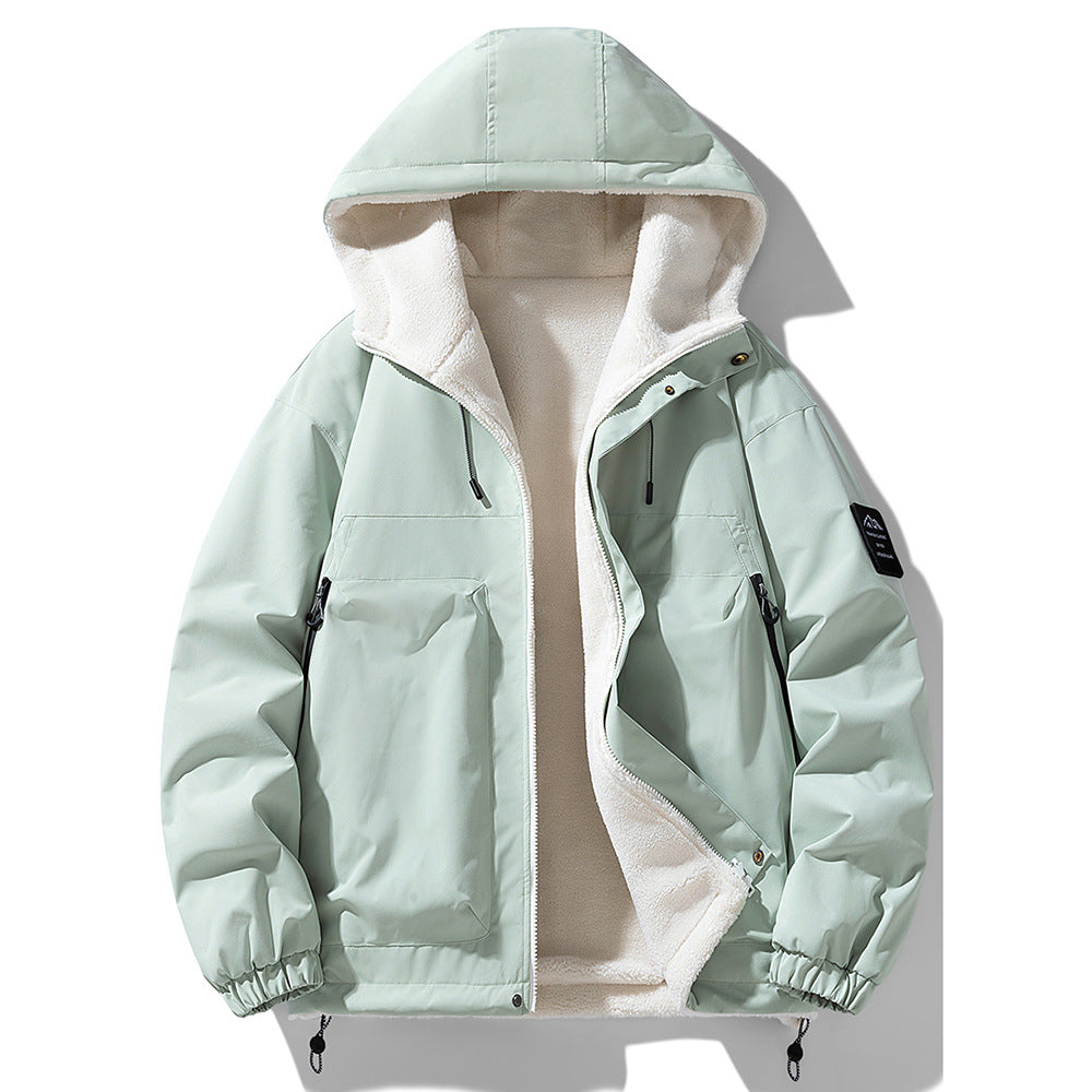 Herren Übergangsjacke mit kuscheligem Fleece-Innenfutter und wasserabweisendem Material Echoarchiv