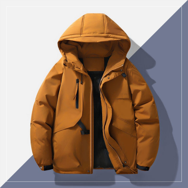 Herren Isolierte Parka-Jacke mit Kapuze Echo Archiv