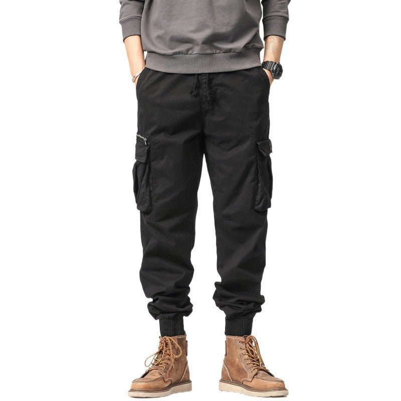 Herren Cargo-Joggerhose aus Baumwollmix mit Elastischem Tunnelzugbund und Multifach‑Taschen Echo Archiv