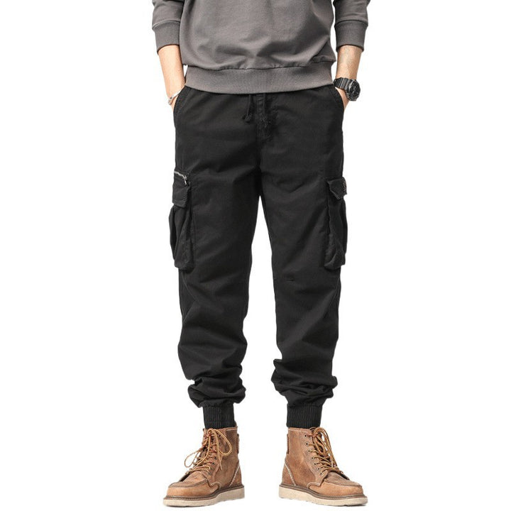 Herren Cargo-Joggerhose aus Baumwollmix mit Elastischem Tunnelzugbund und Multifach‑Taschen Echo Archiv
