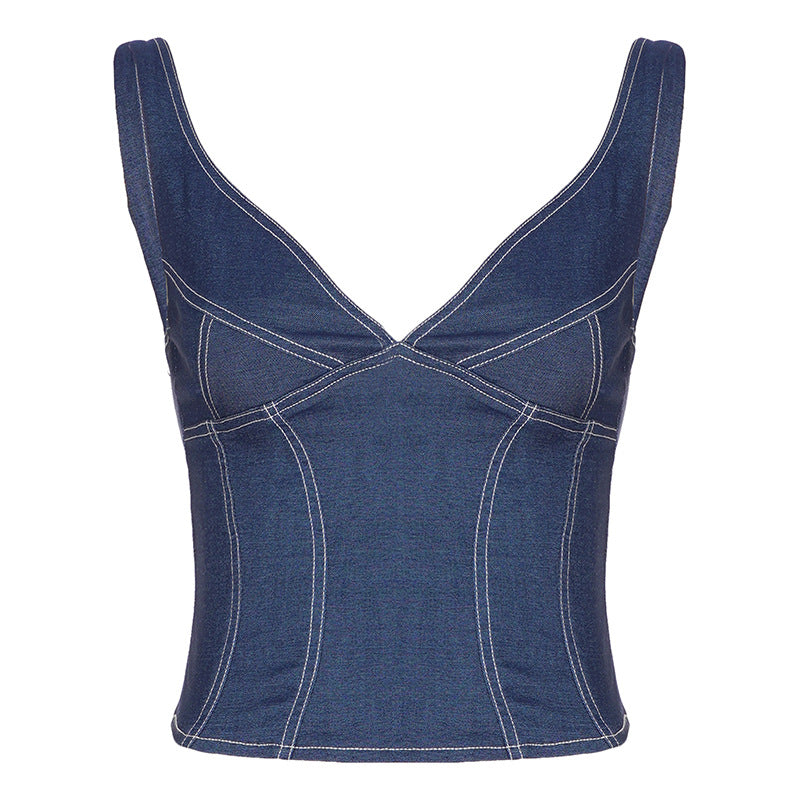 Damen Komfortable Caprijeans mit dekorativen Knöpfen Echo Archiv