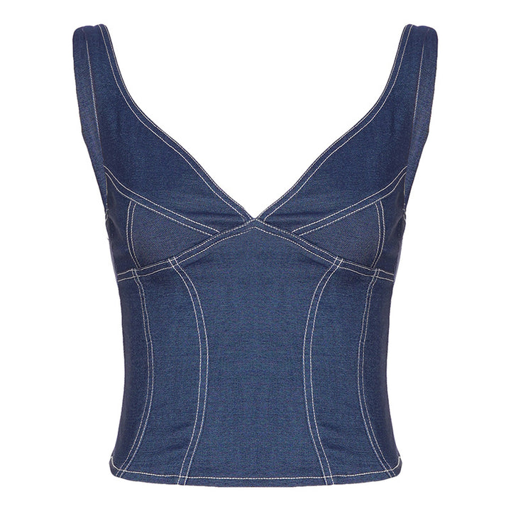 Damen Komfortable Caprijeans mit dekorativen Knöpfen Echo Archiv