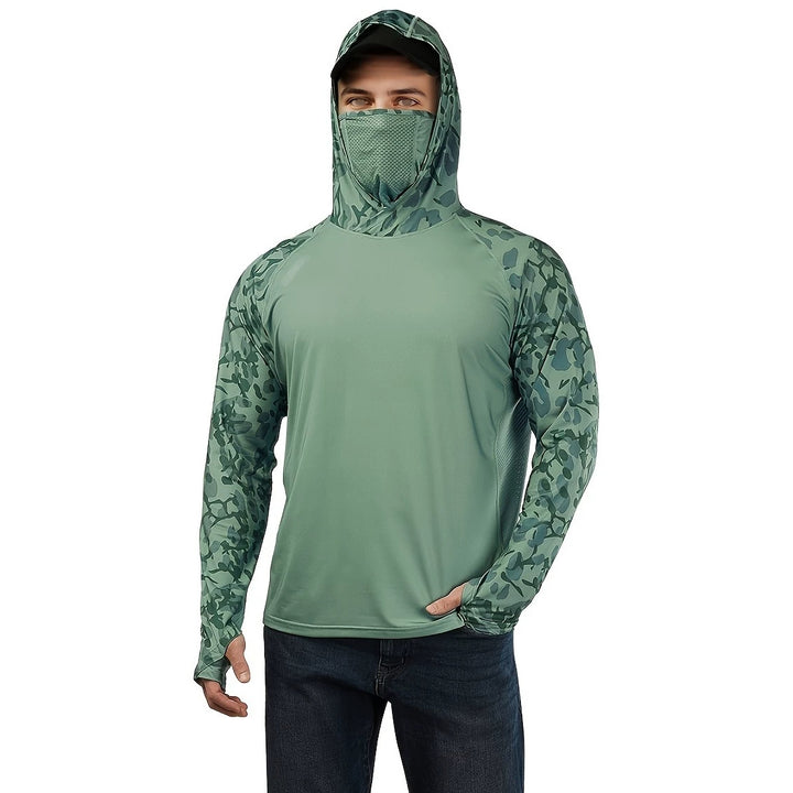 Herren Sportliches Langarmshirt mit Kapuze