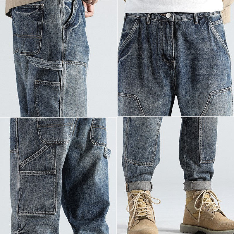 Herren Modische Cargo-Hose mit praktischen Taschen Echoarchiv