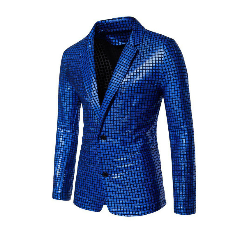 Herren Glamouröse Glassteine Smokingjacke Echoarchiv