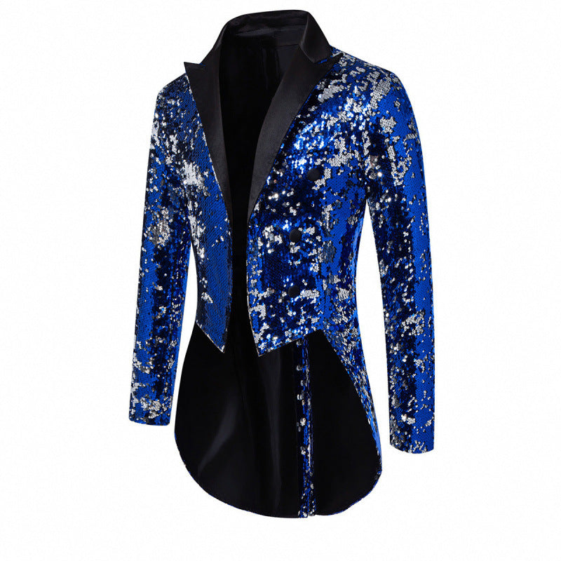 Herren Glitzernde Paillettenjacke Echoarchiv