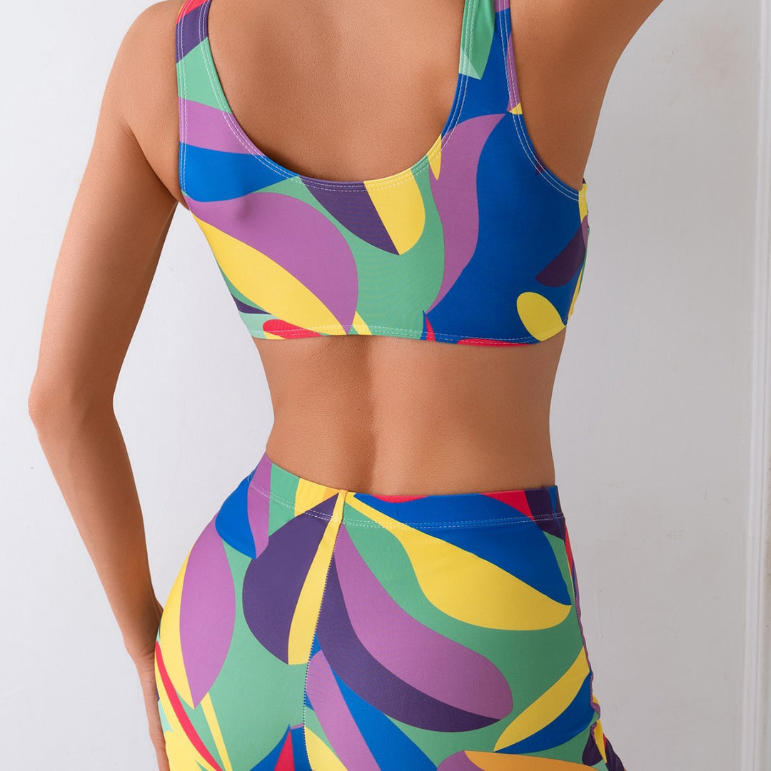 Damen Bikini-Set mit floralem Muster und komfortabler Passform Echo Archiv