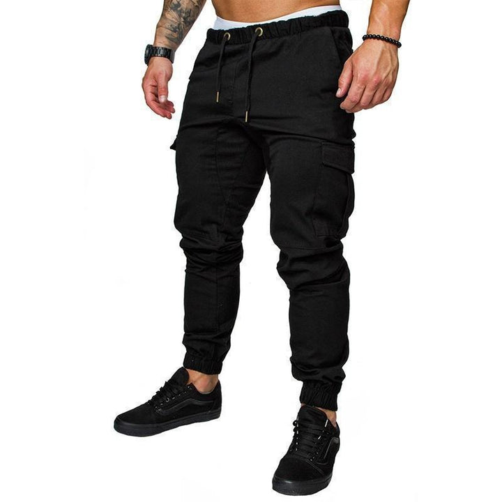 Herren Cargo-Jogginghose mit funktionalen Seitentaschen und elastischem Bund Echoarchiv