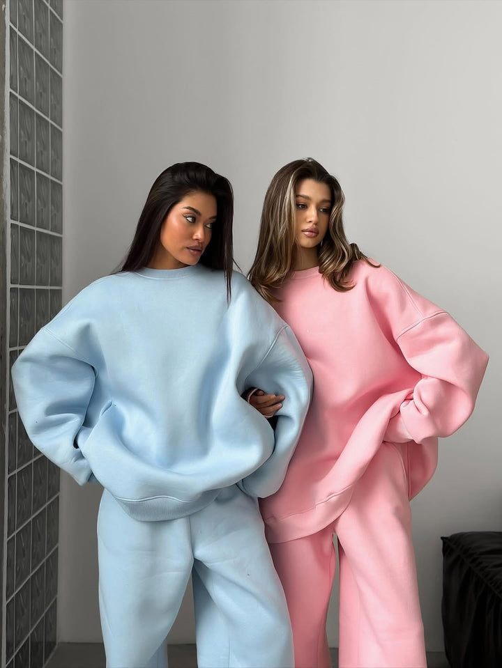 Damen Modischer Oversized Sweatanzug Echo Archiv