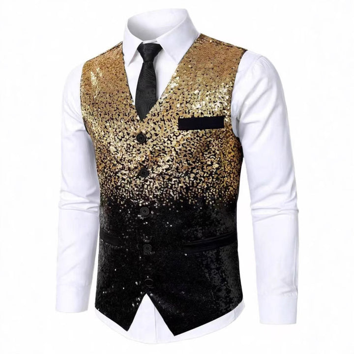 Herren Glitzernde Festtagsweste Echoarchiv
