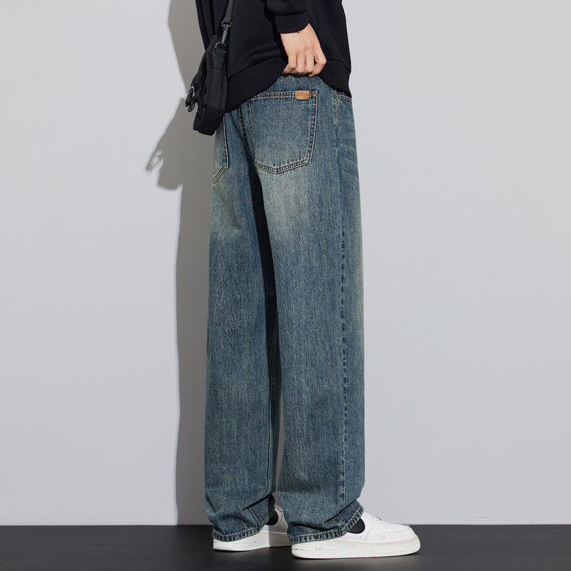 Herren Weite Denim-Jeans im Vintage-Look mit tiefer Leibhöhe und lässiger Passform Echo Archiv