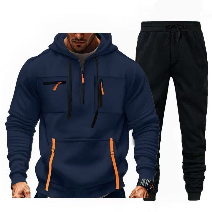 Herren multifunktionaler Kapuzenpullover und Jogginghose Kombination Echoarchiv