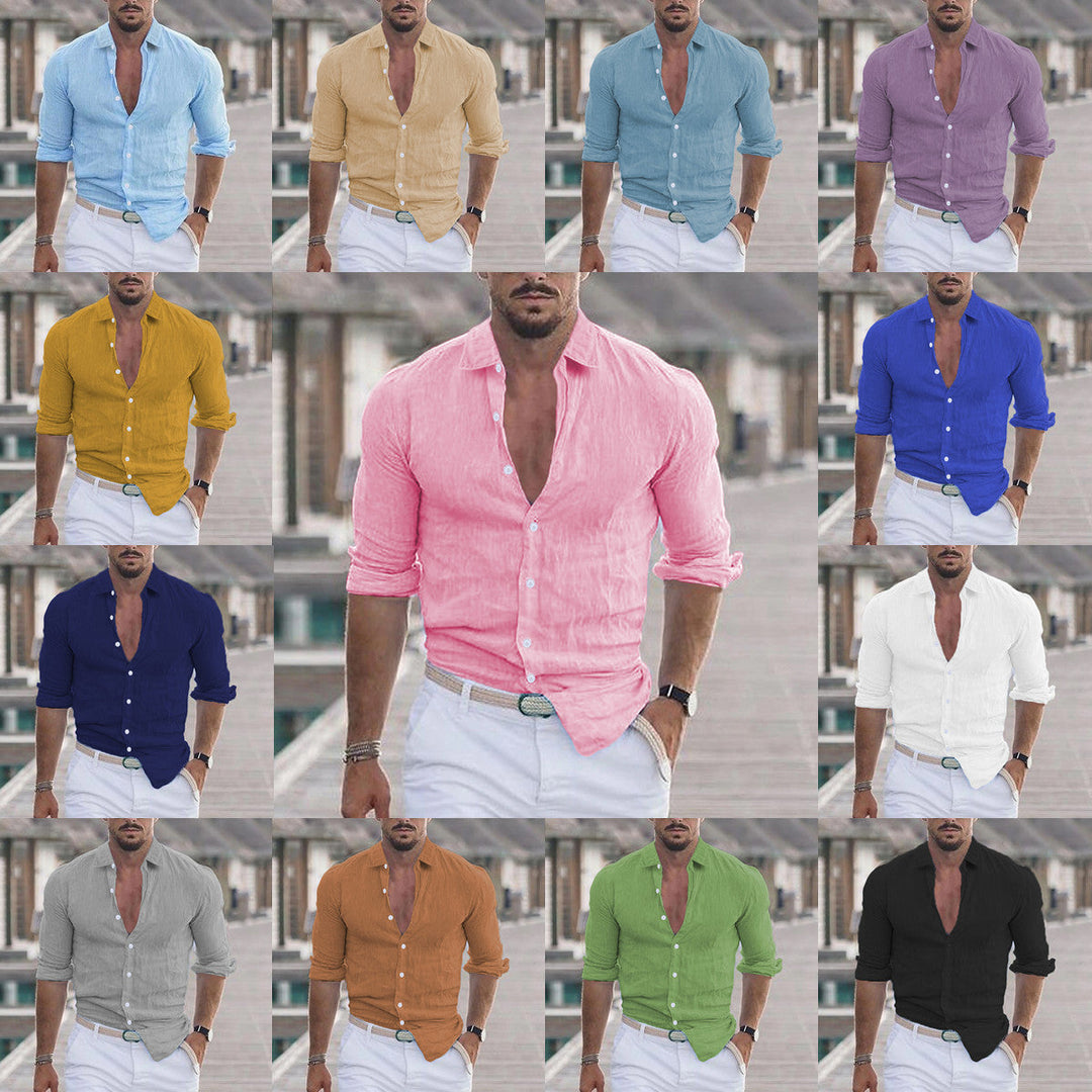 Herren Premium Hemd mit Echoarchivrnem Slim-Fit Schnitt und hautfreundlicher Textur Echoarchiv