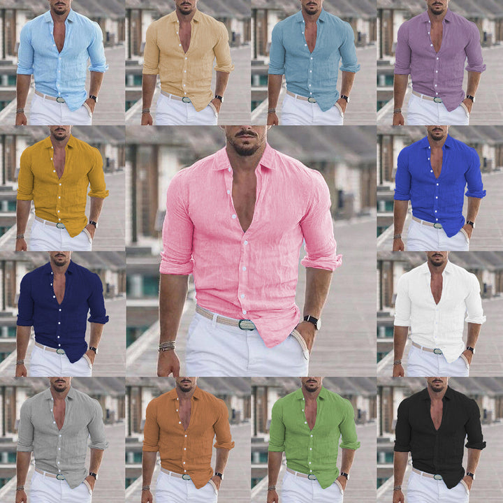 Herren Premium Hemd mit Echoarchivrnem Slim-Fit Schnitt und hautfreundlicher Textur Echoarchiv