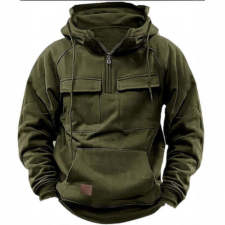 Herren funktionale Kapuzenpullover mit praktischen Taschen Echoarchiv