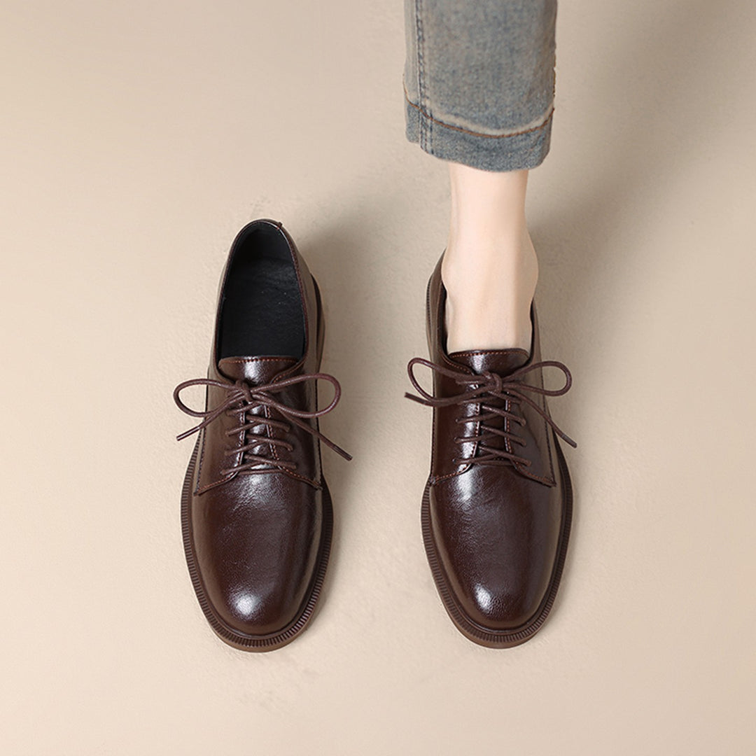 Damen Klassische Schnürschuhe aus Leder – Lioré