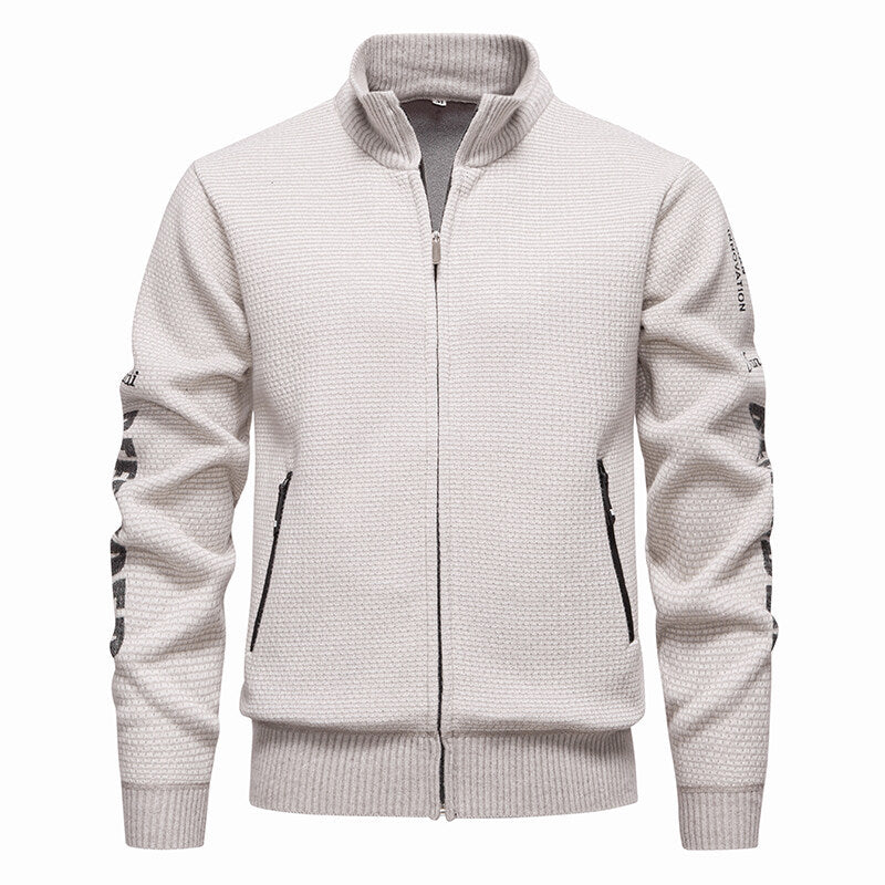 Herren Steppjacke mit hohem Kragen und praktischen Taschen Echoarchiv