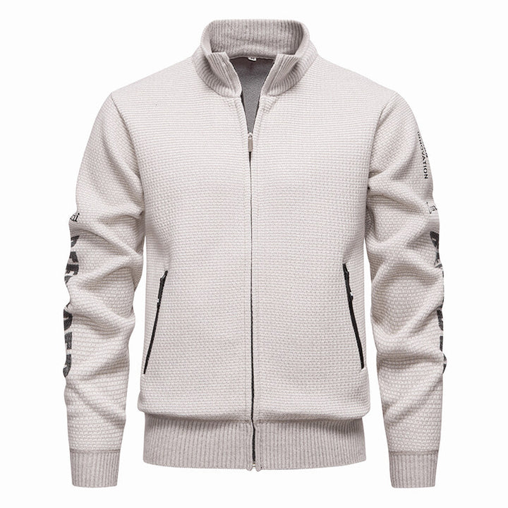 Herren Steppjacke mit hohem Kragen und praktischen Taschen Echoarchiv