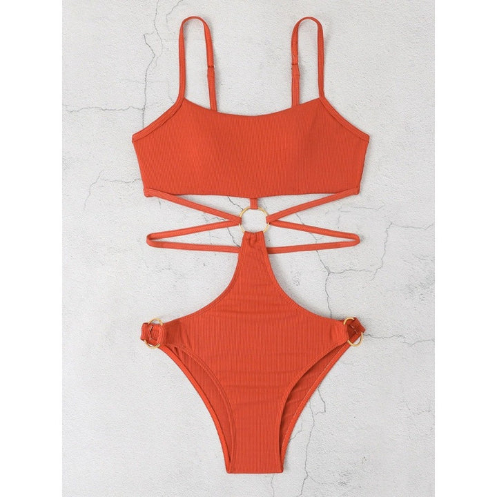 Damen Bikiniset mit stylischem Cut-Out-Design und goldenen Akzenten Echo Archiv