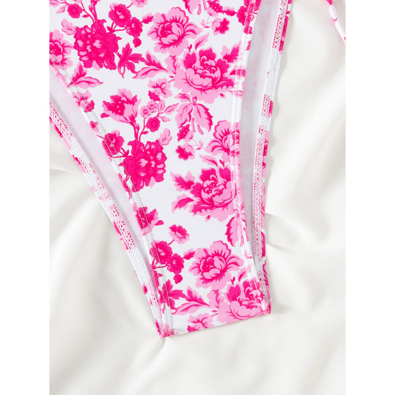Damen Triangel-Bikini mit verspieltem Rüschen-Design Echo Archiv