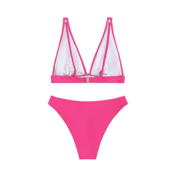 Damen Bikini-Set mit hohem Beinausschnitt und eleganten Trägern Echo Archiv