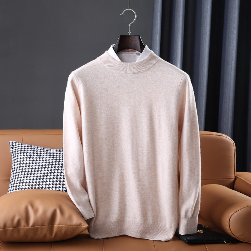 Herren Feiner Rollkragenpullover in schlanker Minimal‑Silhouette aus Woll‑Kaschmir‑Mix Echoarchiv
