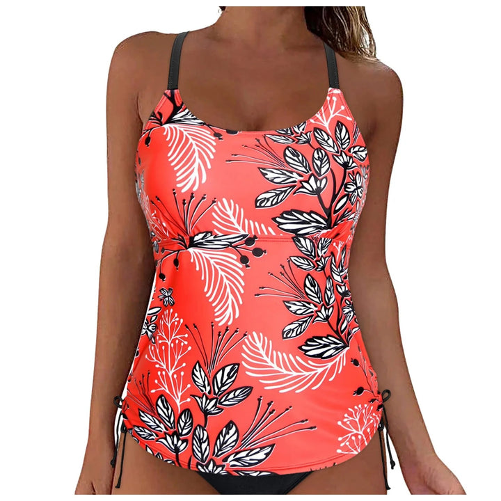 Damen lässiges Tankini-Oberteil mit Schnürung Echo Archiv