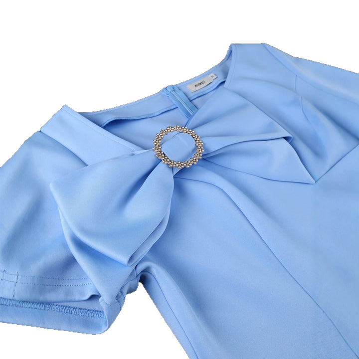 Damen Etuikleid mit eleganter Schleife Echo Archiv