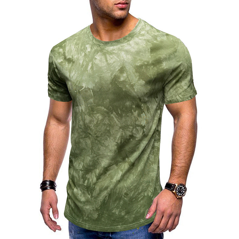 Herren T-Shirt mit angesagtem Batik-Muster und hochwertiger Baumwolle Echoarchiv