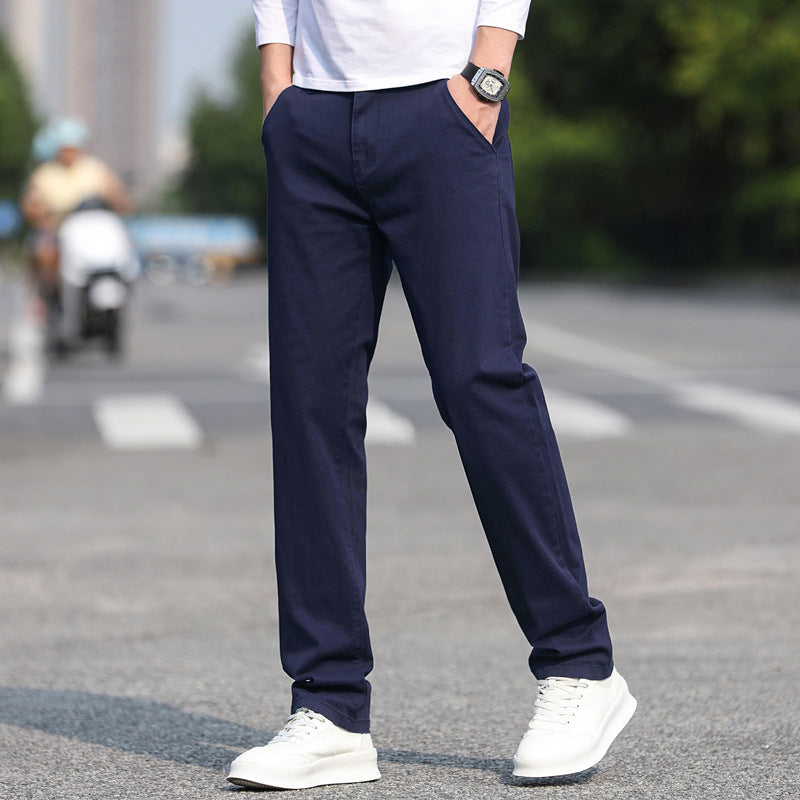 Herren Chinos mit schmalem Schnitt und elastischem Bund Echoarchiv