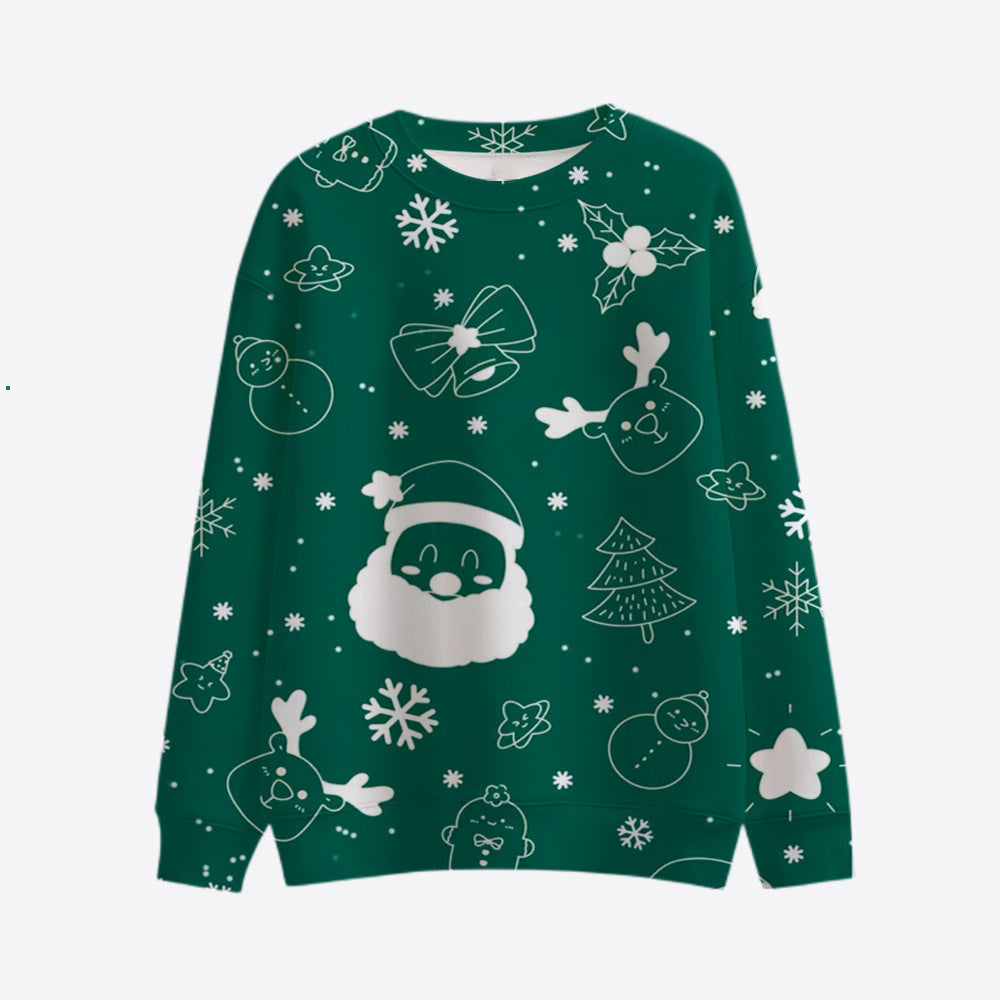 Damen Lustiger Sweatshirt mit einzigartigem Tiermotiv Echoarchiv