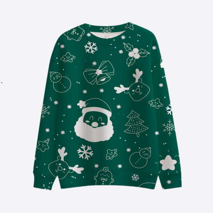 Damen Lustiger Sweatshirt mit einzigartigem Tiermotiv Echoarchiv