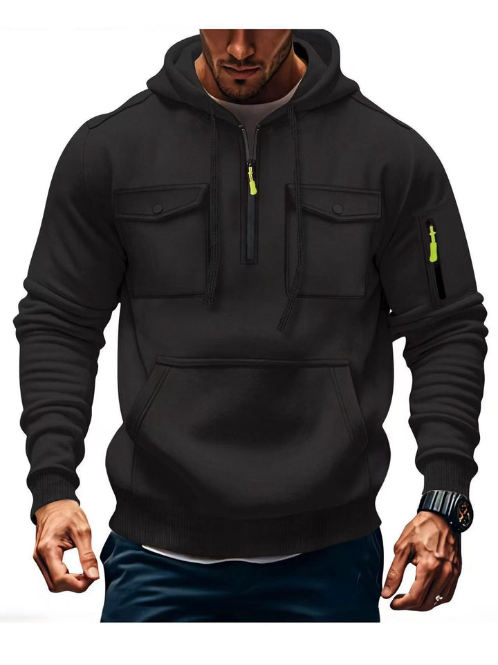 Herren Funktions Hoodie mit praktischen Taschen Echoarchiv