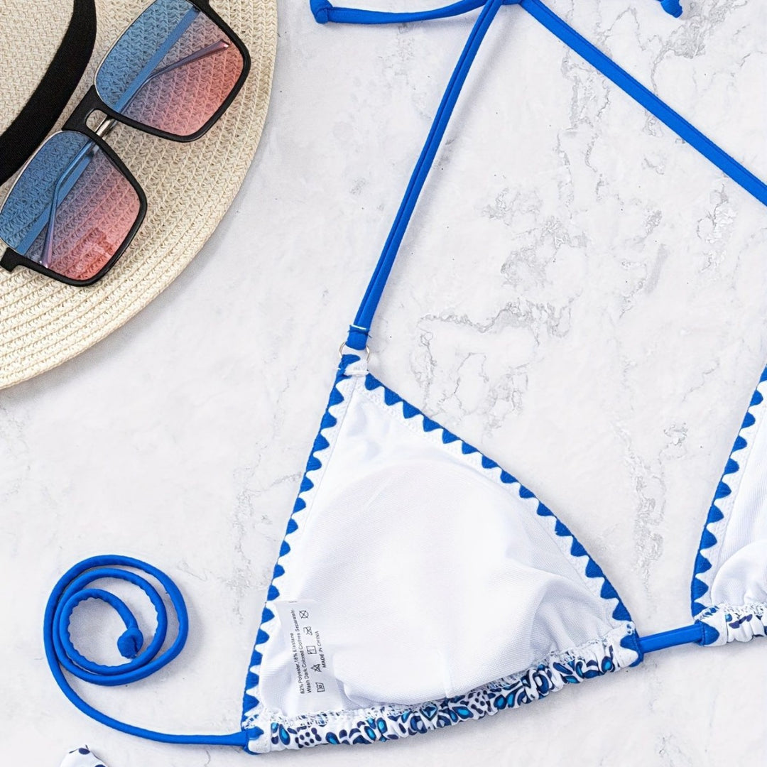 Damen Triangel-Bikini mit verspieltem Knoten-Design Echo Archiv