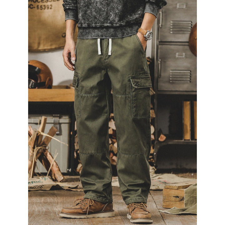 Herren Cargo-Hosen mit multifunktionalen Taschen und robustem Material Echoarchiv