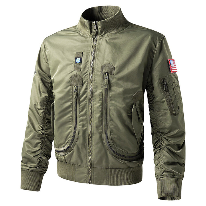 Herren Winddichte und Warme Outdoor-Jacke Echo Archiv