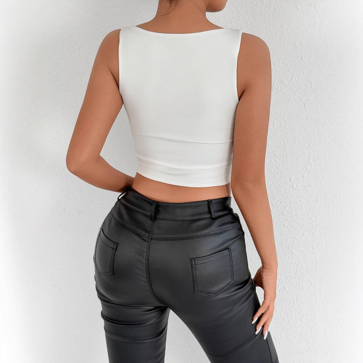 Damen Crop-Top mit modischem Schnitt und Komfort Echo Archiv