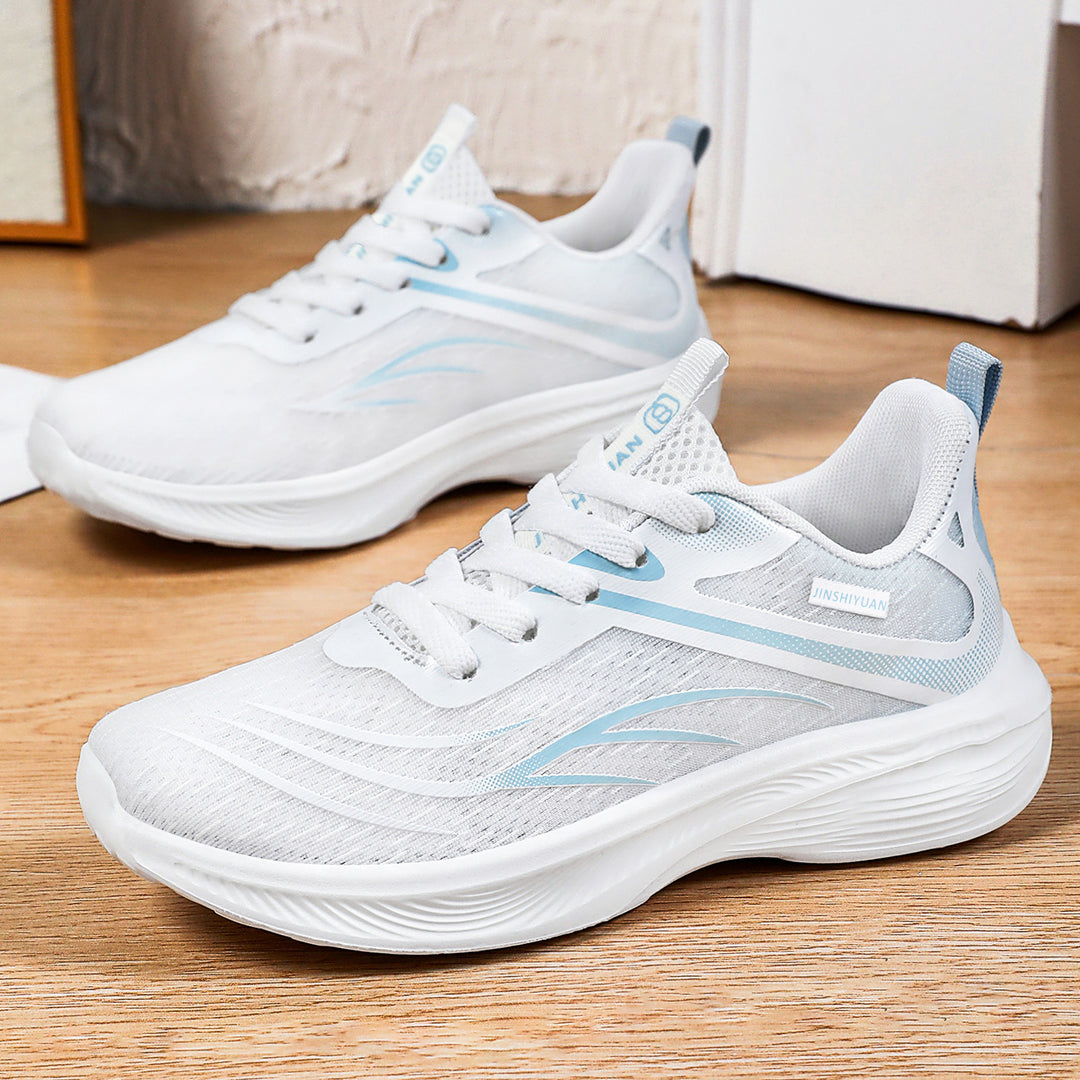 Damen nan atmungsaktiver Lightweight-Laufschuh mit dämpfender Wellen-EVA-Sohle und nahtlosem Mesh-Obermaterial Echo Archiv