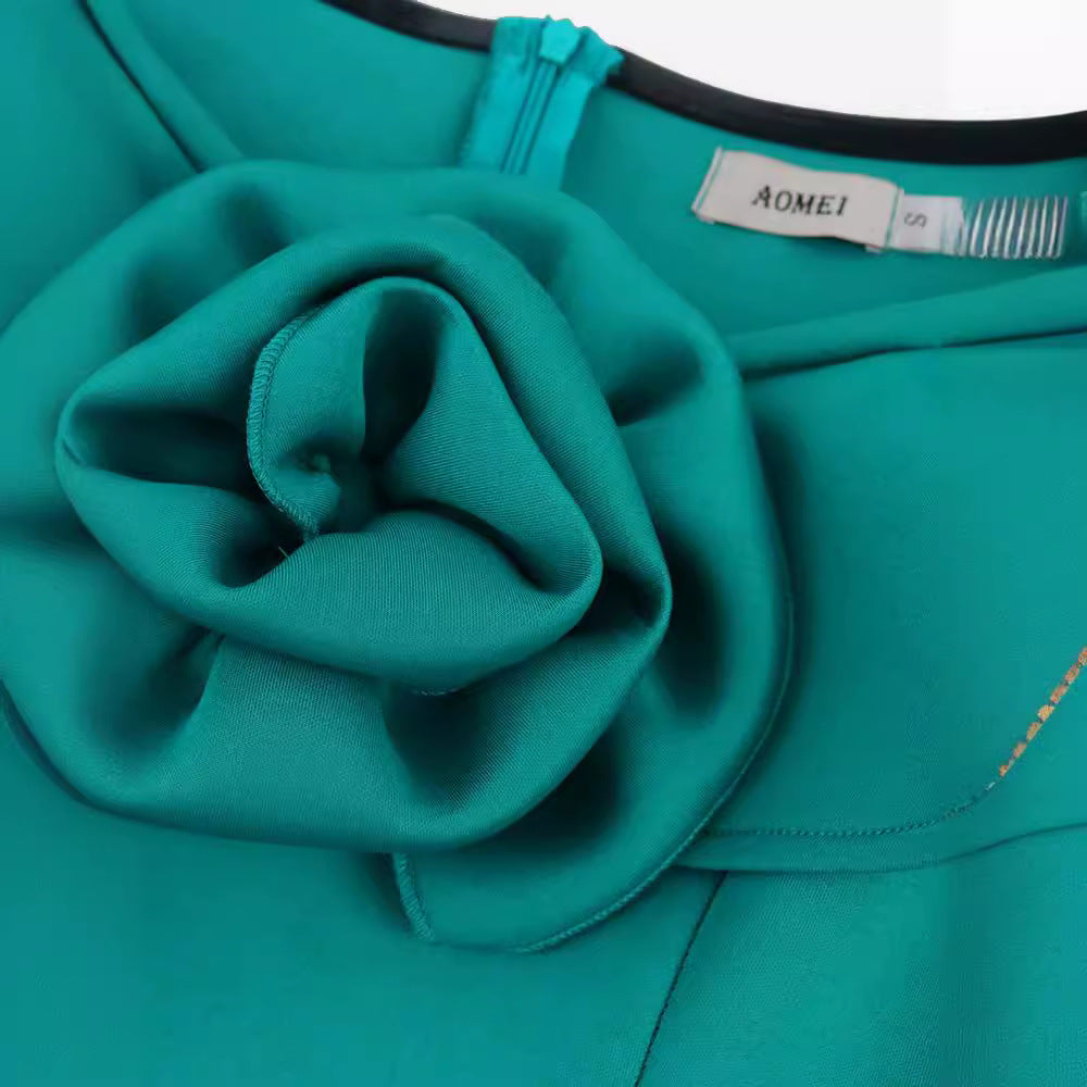 Damen figurbetontes Abendkleid mit Rüschendetails Echo Archiv
