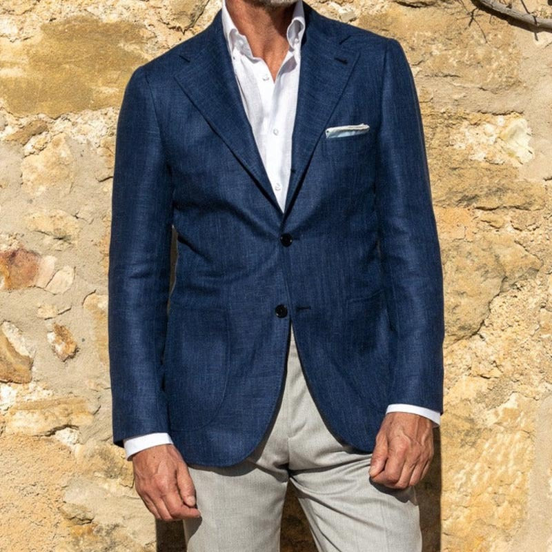 Herren leichte Sommerjacke aus hochwertigem Leinen Echoarchiv