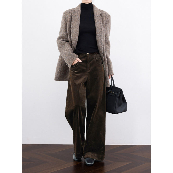 Damen Eleganter und lässiger Cord-Blazer Echoarchiv