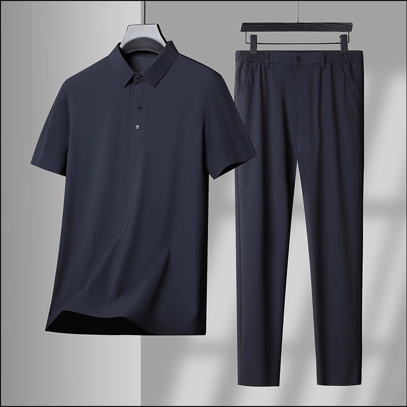 Herren Poloshirt und bequeme Jogginghose Set Echoarchiv