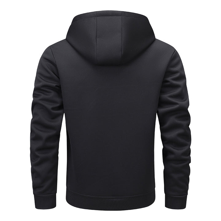 Herren gefütterte Kapuzenjacke im sportlichen Design mit praktischen Taschen Echoarchiv
