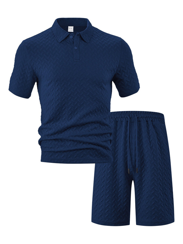 Herren Polo-Shirt und Short Set Echoarchiv
