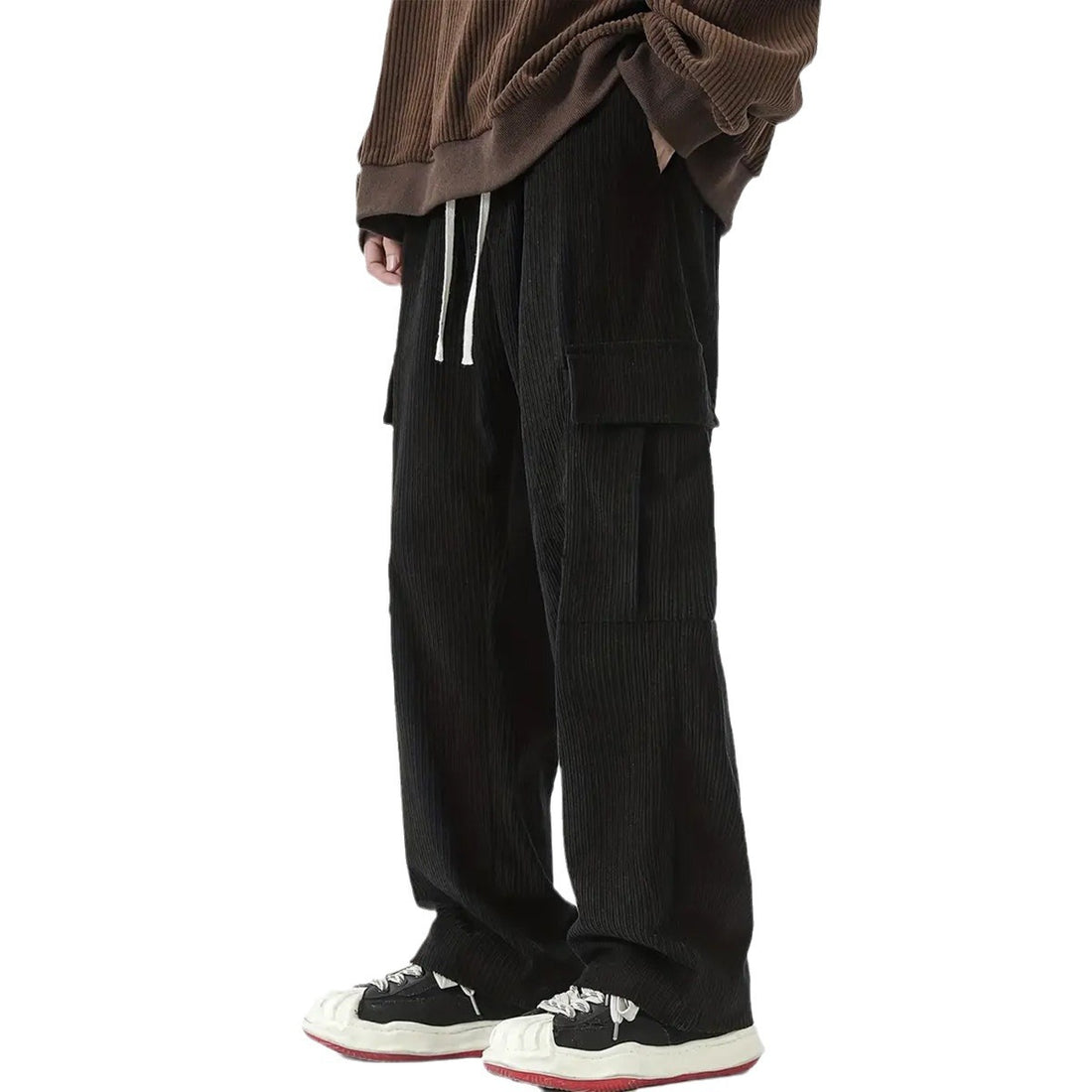 Herren Cargo-Hose mit lockerem Schnitt und praktischen Seitentaschen – Bravaro